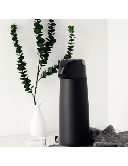 TERMO 1,8 LITROS C/DISPENSADOR, NEGRO