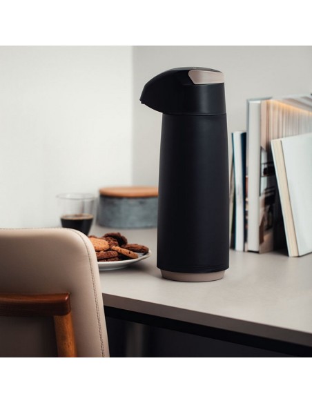 TERMO 1,8 LITROS C/DISPENSADOR, NEGRO