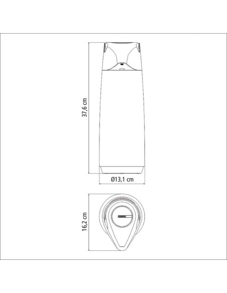 TERMO 1,8 LITROS C/DISPENSADOR, VERDE