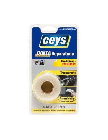 CINTA REPAR AUTOSOLDABLE TRANS 3MX25MM