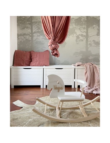 BAUL PINO MACIZO C/CADENA 70X40X48cm