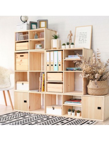 CUBO MODULAR PINO 36X32X36cm