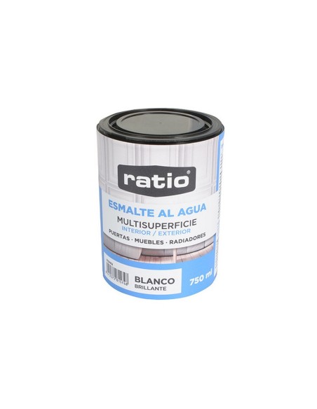 ESMALTE ACRIL.BTE MULT. BL.RATIO 750ML