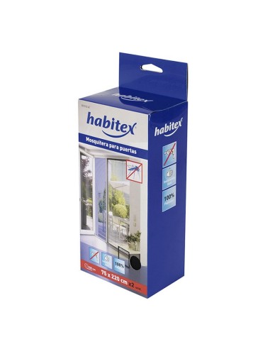 MOSQUIT VELCRO. 2 U. 75xh 220CM.HABITEX.