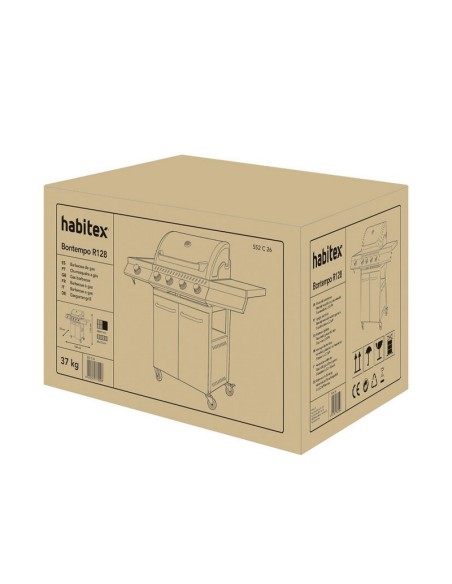 BBQ  GAS BONTEMPO R128 .4 QUEMAD.+1.LAT.