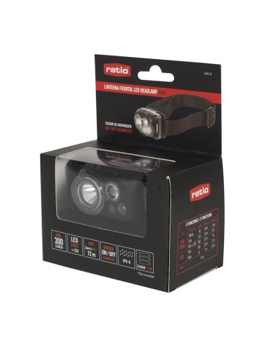 LINTERNA FRONTAL LED CREE 300LM +SENSOR