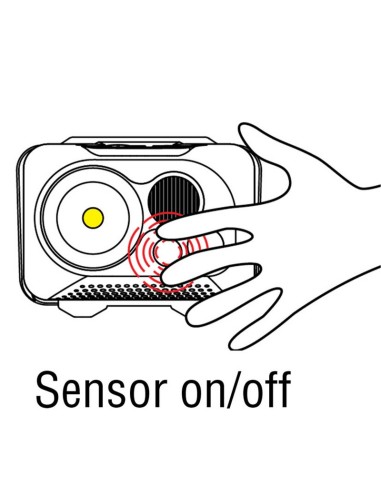 LINTERNA FRONTAL LED CREE 300LM +SENSOR