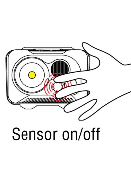 LINTERNA FRONTAL LED CREE 300LM +SENSOR