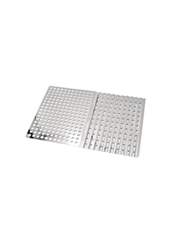 SET 2 REJILLAS ACERO BBQ