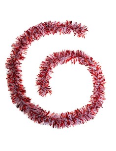 GUIRNALDA NAVIDAD 2M ROJA Y BLANCA 2