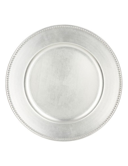 BAJO PLATO PP 33 CM. PLATA