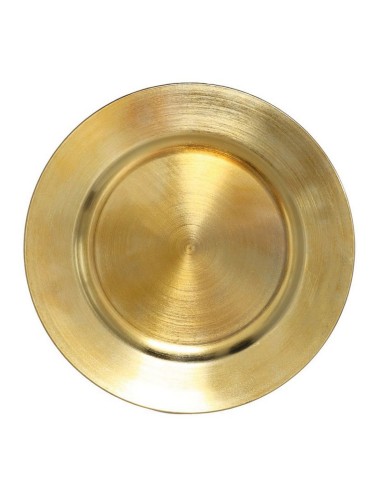 BAJO PLATO PP 33 CM. DORADO