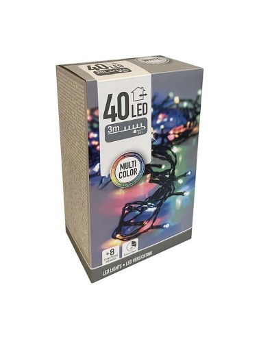 ILUMINACIÓN LED INT/EXT 40 LED MULTICOLO