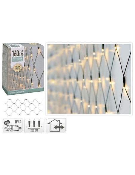 CORTINA EXTERIOR 320 LED BLANCA -CALIDA