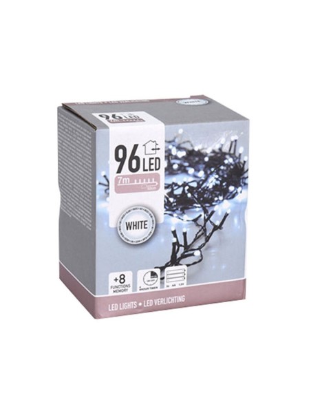 ILUMINACION 96LED  INTER. C/BATER. BLNCA