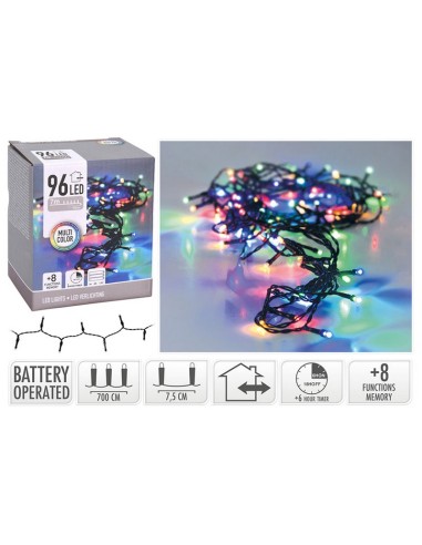 ILUMINACION 96LED INTER. C/BATE. MULTICO