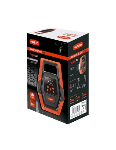 BOMBA MINI COMPRESOR AIRE 12V RATIO