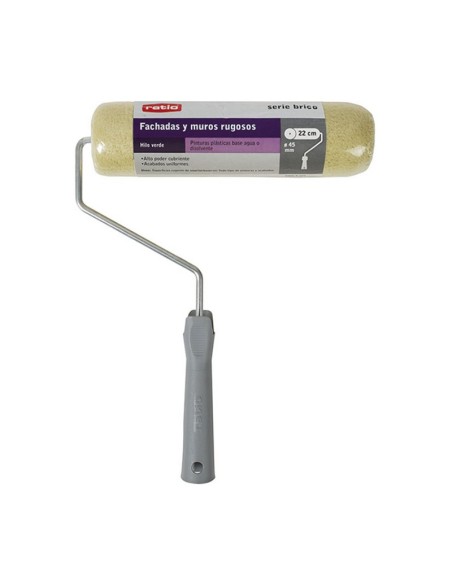 RODILLO HILO VERDE  Ø 45MM, 22CM BRICO