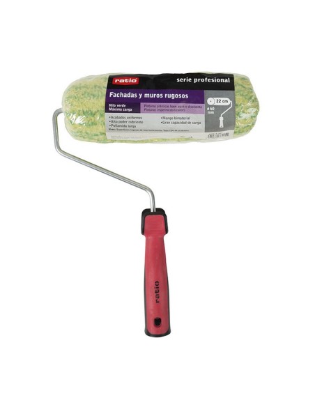 RODILLO HILO VERDE Ø 60MM, 22CM FACHADAS