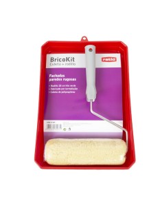 KIT PINTURA CUBETA+RODILLO HILO VERD 18C 2