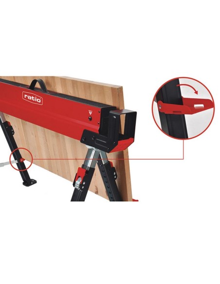 PAR DE CABALLETES MULTIFUNCION RATIO