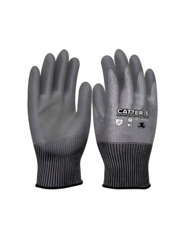 GUANTE ANTICORTE POLIESTER CON PU. T/8