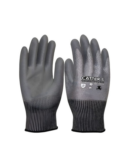 GUANTE ANTICORTE POLIESTER CON PU. T/8