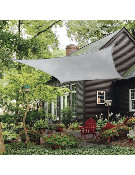 TOLDO VELA 3,6X3,6 M. BLANCO