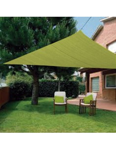 TOLDO VELA IMPERM. 3,6X 3,6X3.6M.VDE CLR 2