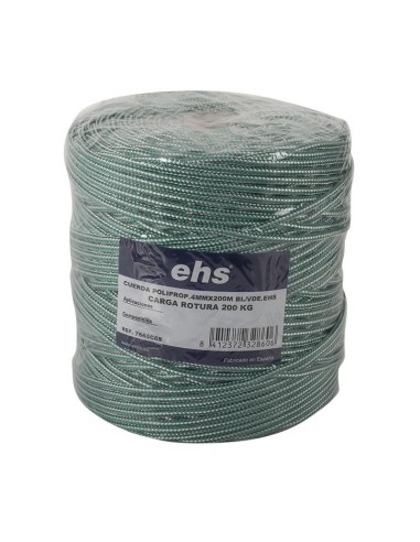 CUERDA POLIPROP.4MMX200M BL/VDE.EHS