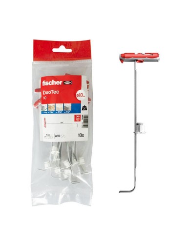 TACO DUOTEC 10MM PARA PLACA BOLSA 10 UD.