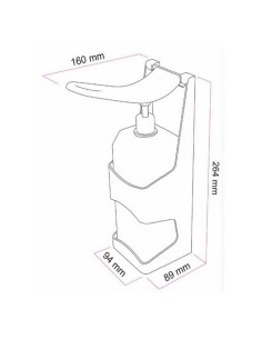 DISPENSADOR DE DESINFECT. PALAZZI 1 L 2
