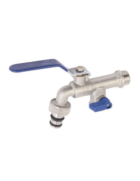 GRIFO CURVO ES.DOB.RACOR MAN.1/2X3/4X3/4