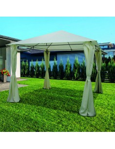 PÉRGOLA ACERO 2,97X2,97XH2,55 M 2