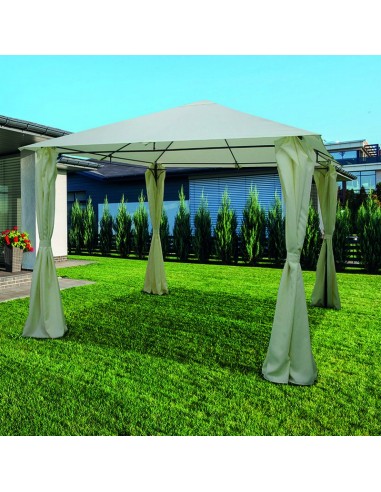 PÉRGOLA ACERO 2,97X2,97XH2,55 M