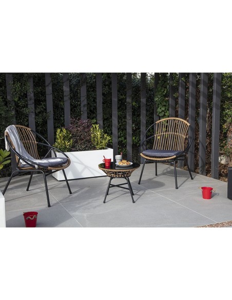 CONJUNTO 2 SILLONES+MESITA