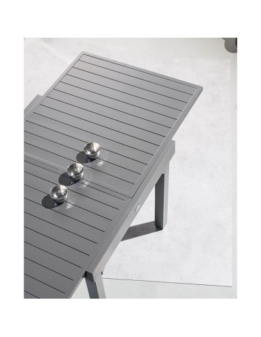 MESA EXTEN.ALUM. 90/180X90XH75 CM.GRAF.