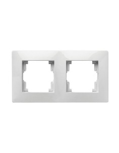 MARCO DOBLE SERIE HABITAT 15  BLANCO 2