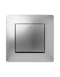 CONMUTADOR HABITAT 15 10A-250V ALUMINIO 2