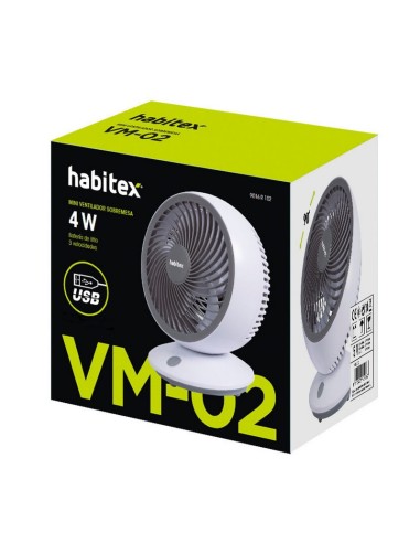 VENTILADOR MESA USB HABITEX VM02