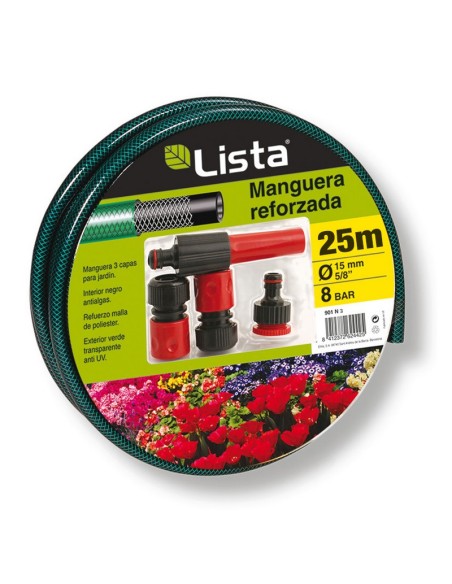 KIT MANGUERA 15MM X 25 M. LISTA