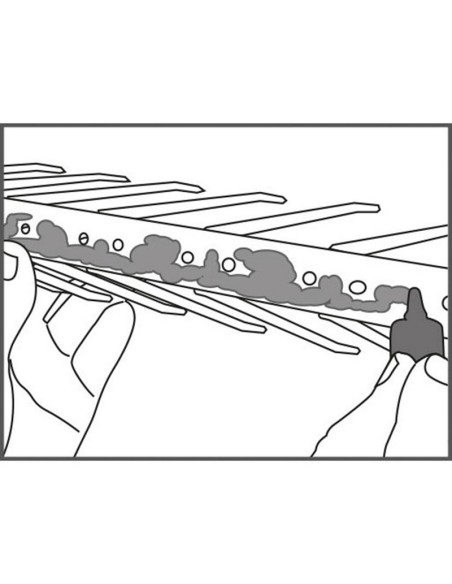 AHUYENTADOR/PINCHOS PALOMAS POLICARB.1M