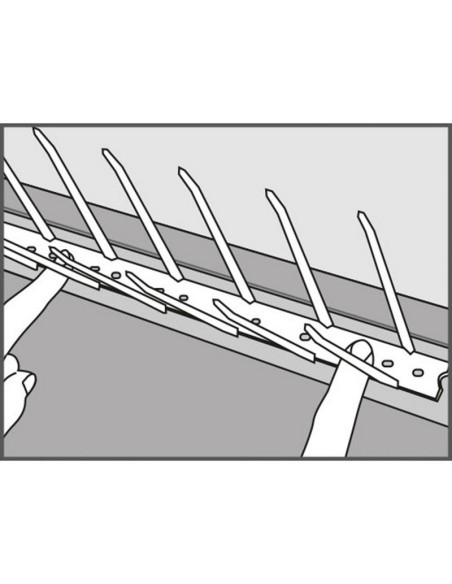AHUYENTADOR/PINCHOS PALOMAS POLICARB.1M