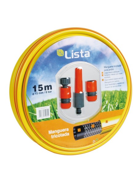 KIT MANGUERA TRICOT. 15 MM X 15 M. LISTA
