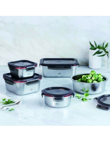 FIAMBRERA RECTANGULAR ECOINOX 800ML.