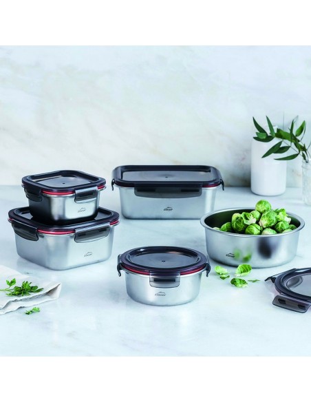 FIAMBRERA RECTANGULAR ECOINOX 1250ML.