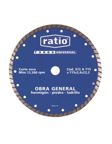 DISCO TURBO UNIVERSAL 115 MM.RATIO