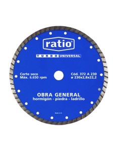 DISCO TURBO UNIVERSAL 230 MM.RATIO 2