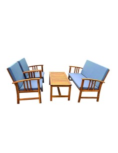 CONJUNTO MUEBLE JARDÍN 4PCS LITORAL