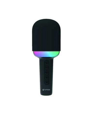 MICROFONO BT RGB NEGRO UNICO